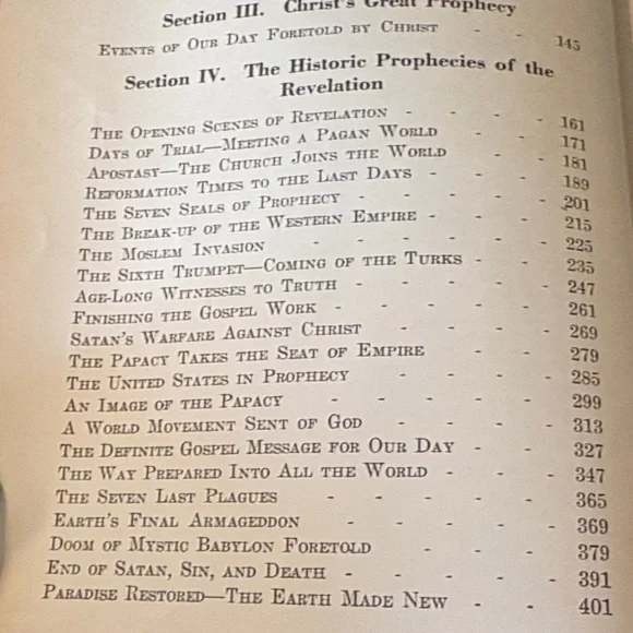 Beacon Lights of Prophecy Decorative Red Hardcover Book - Picture 8 of 16